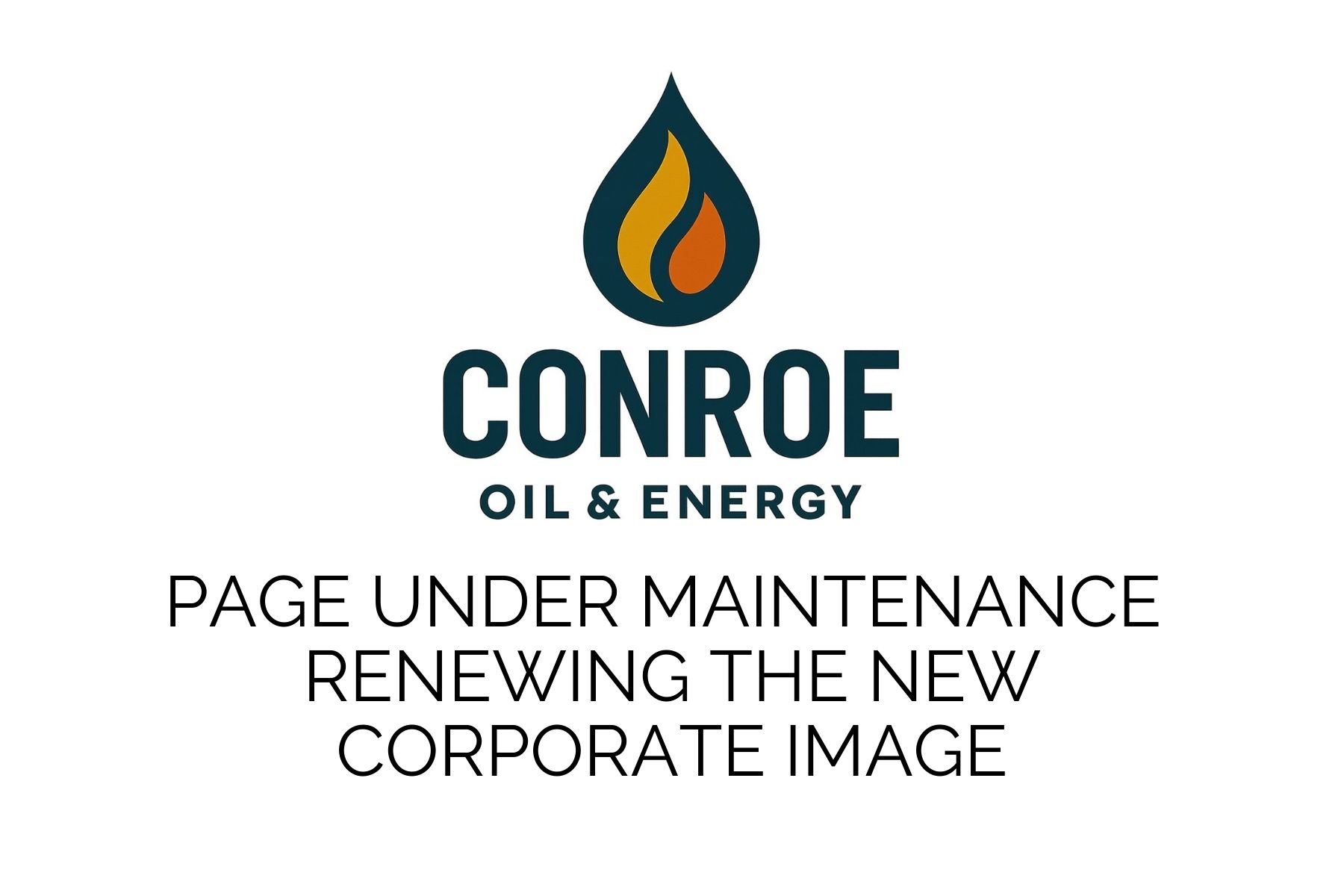 Page under maintenance